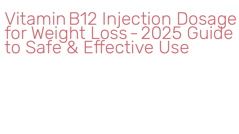 swelling after b12 injection B12 Injections at Olympia main image 1