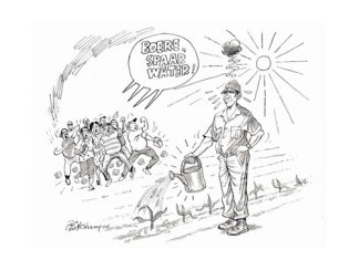 This is how we go about with water received by grace