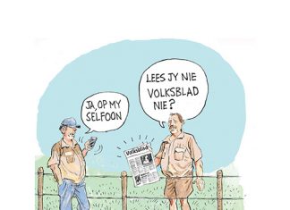 Afskeid van ’n papierkoerant