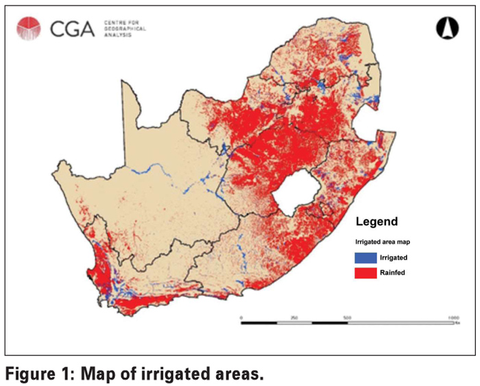 Estimating irrigated area and water use from REMOTE SENSING DATA