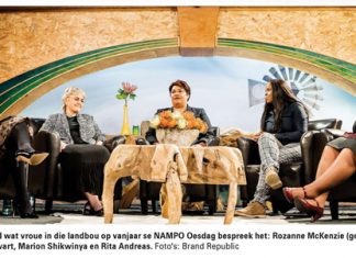 Dis tyd dat VROUE in landbou opstaan