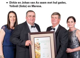 Graanprodusent van die Jaar Boerdery ’n uitdagende, dog hoogs vervullende beroep