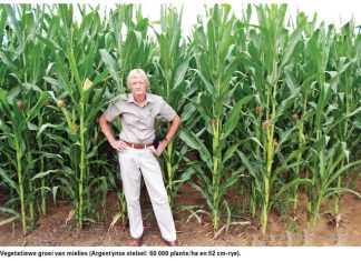 Argentynse en plaaslike praktyke in proewe vergelyk Deel 2: Evaluering van gewasgroei en graanopbrengste