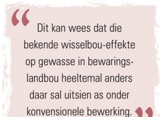 Gewasdiversiteit se kritiese rol in bewaringslandbou vir Noordwes Provinsie ondersoek – Deel 1: Gewasrotasie