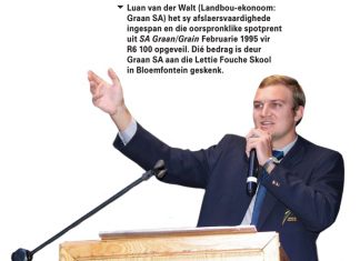 Graanbedryf word met passie gedien