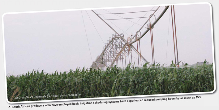 Irrigation scheduling to navigate load shedding and optimise water consumption