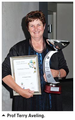 Professor awarded for her contribution to the seed industry