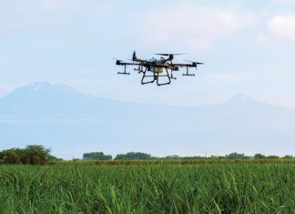 Bespuiting met hommeltuie raak al hoe gewilder