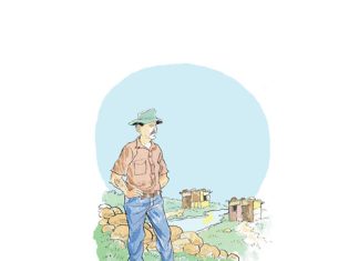 Oom Tewie se klipstapel