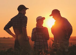 Wanneer familie saam boer