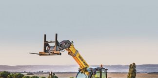 Construction machines make farming easier