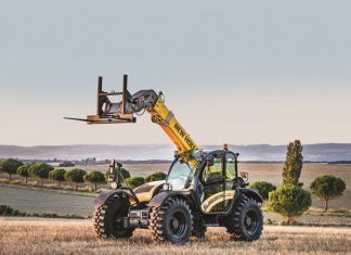 Construction machines make farming easier