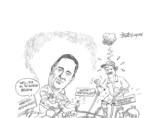 Spotprent Julie 2025